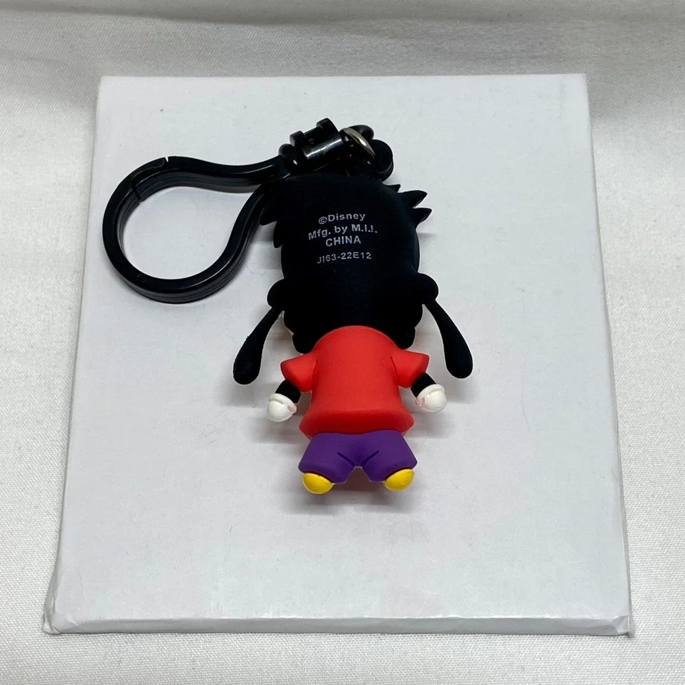 Disney Character Keychain Figure Lot 5 Keychains Goofy Dark Wing Duck + More NOS